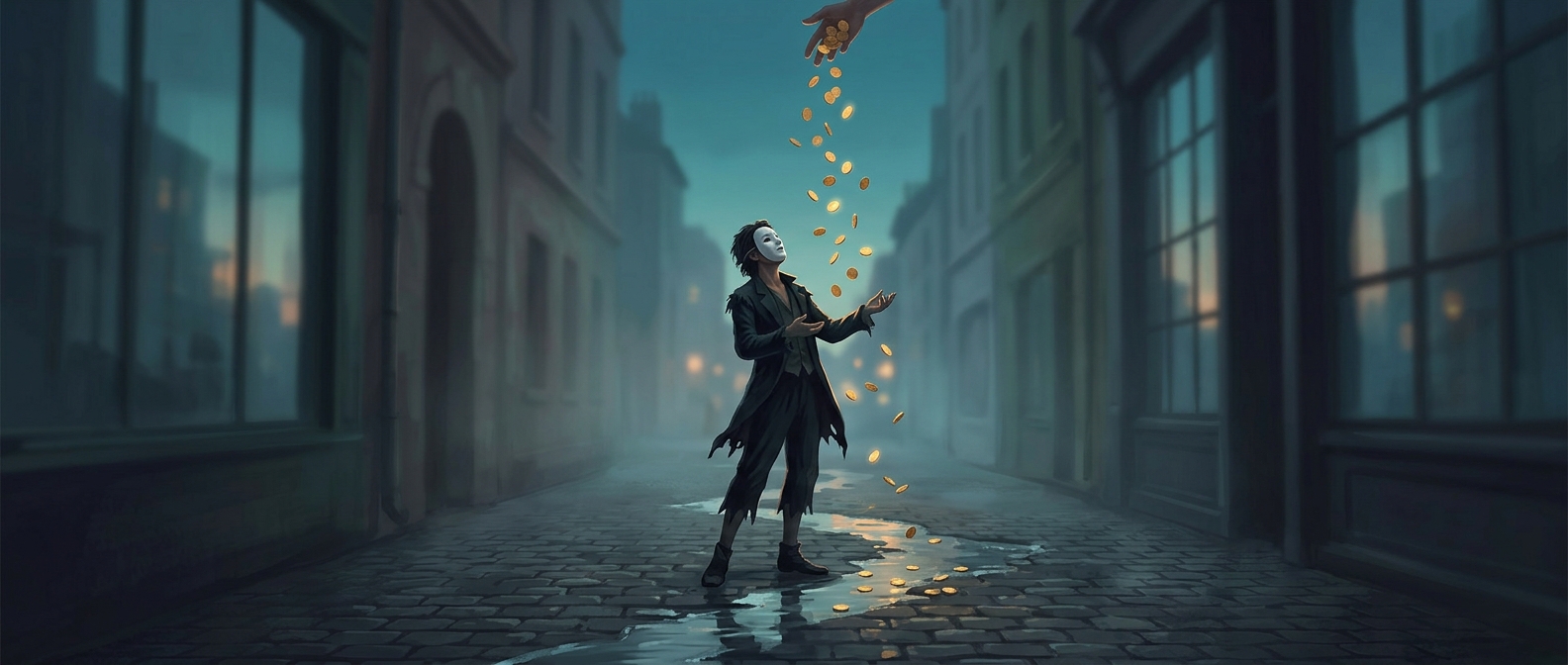 Why walking away from a street performer feels awkward