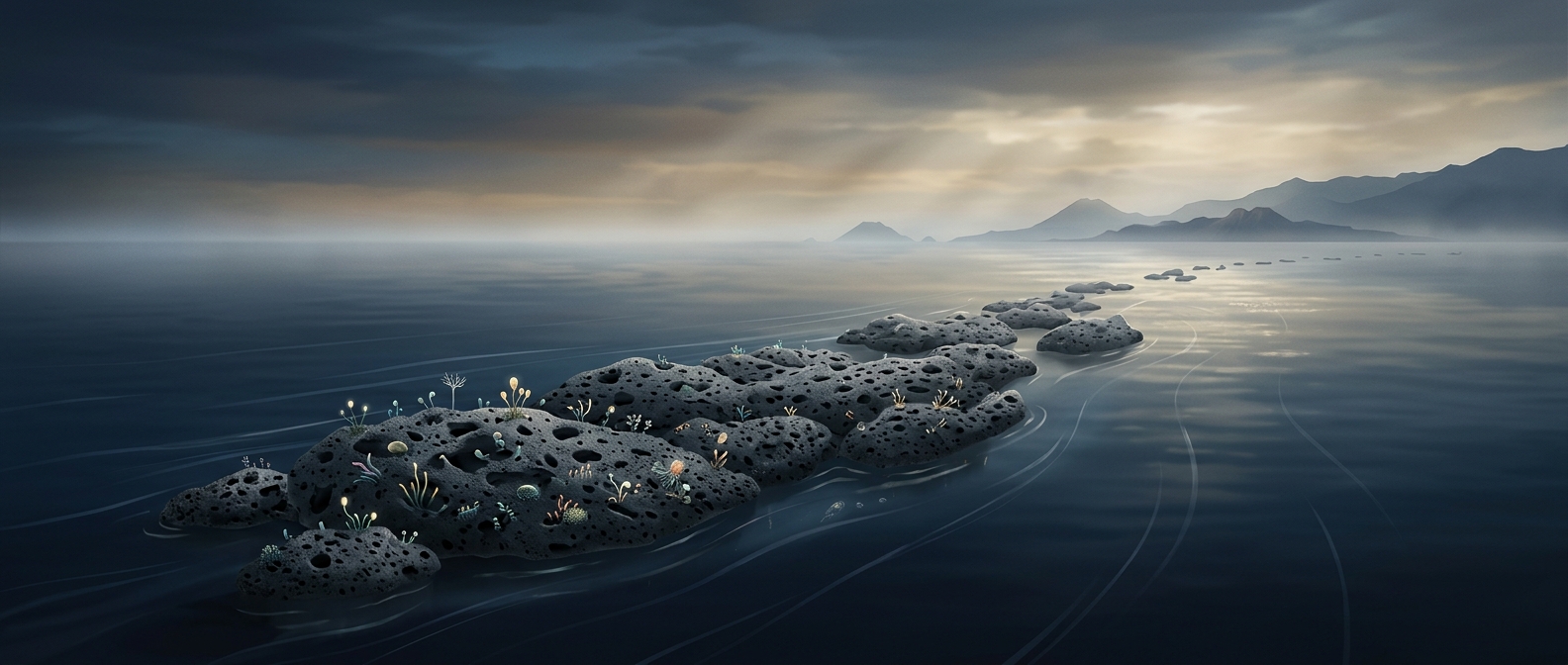 The rocks that can float across oceans