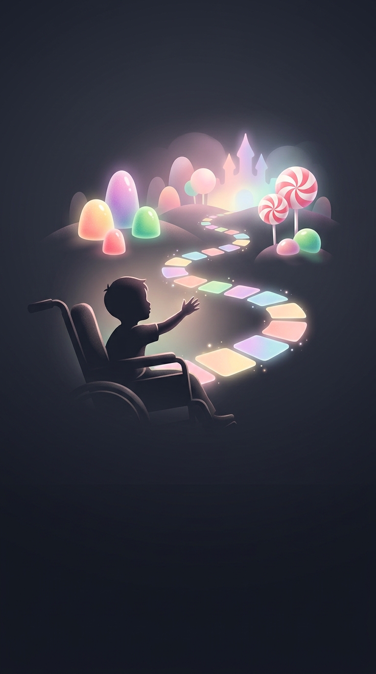 Candy Land was designed in 1948 by Eleanor Abbott, a retired schoolteacher who was actively recovering from polio in a San Diego hospital ward.
