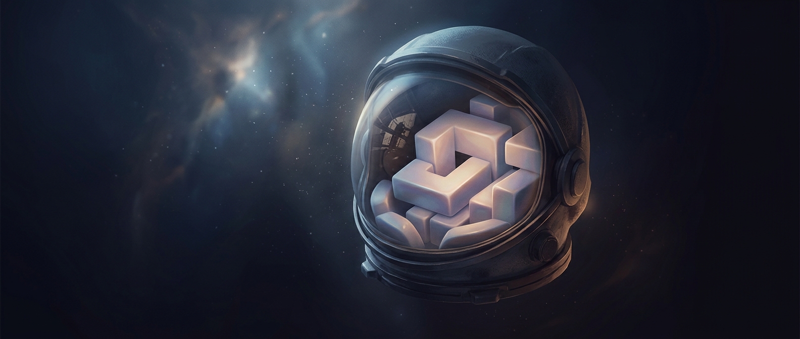 The scratch pad inside an astronaut’s helmet