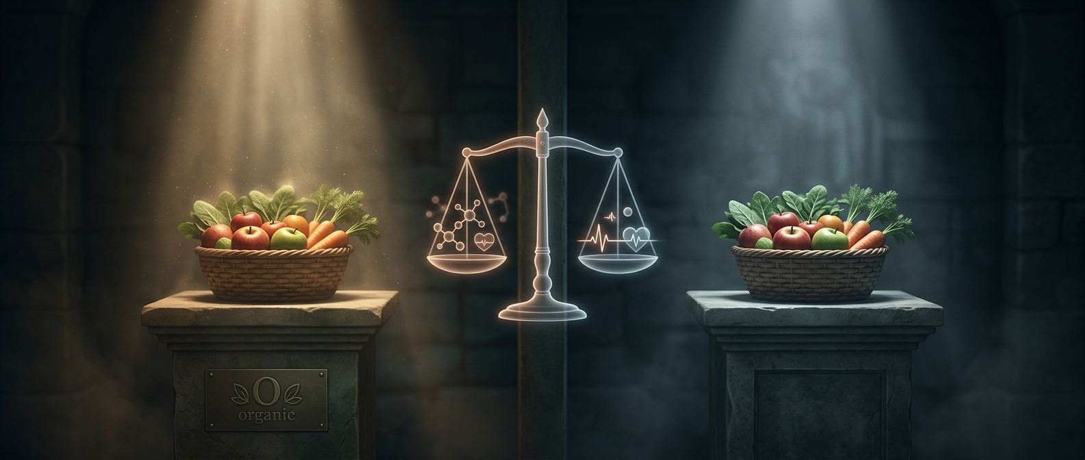 Organic food isn't always more nutritious