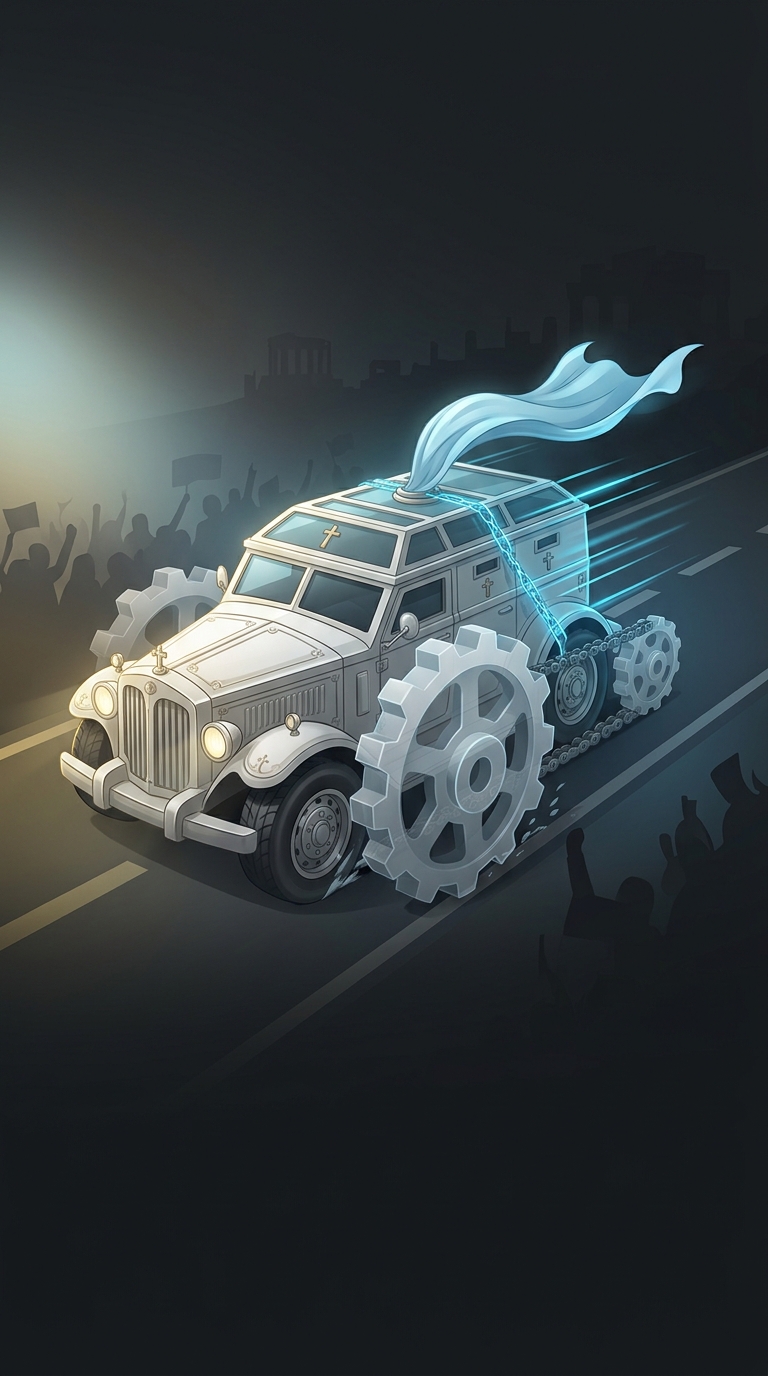 Official bulletproof Popemobiles used by the leader of the Catholic Church are strictly electronically limited to a maximum speed of just under forty miles per hour.