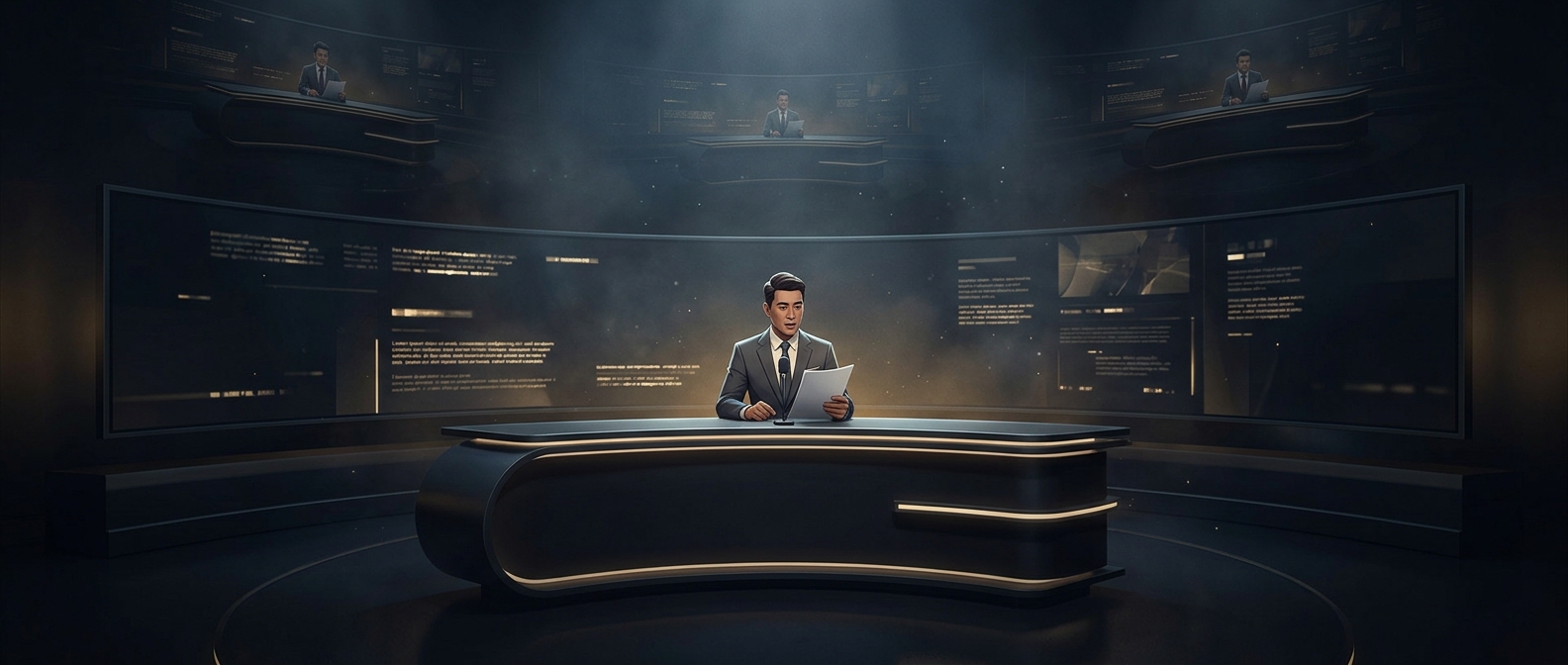 Why local news anchors read the same scripts