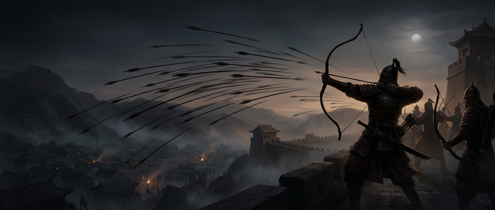 The ancient crossbow that fired ten arrows