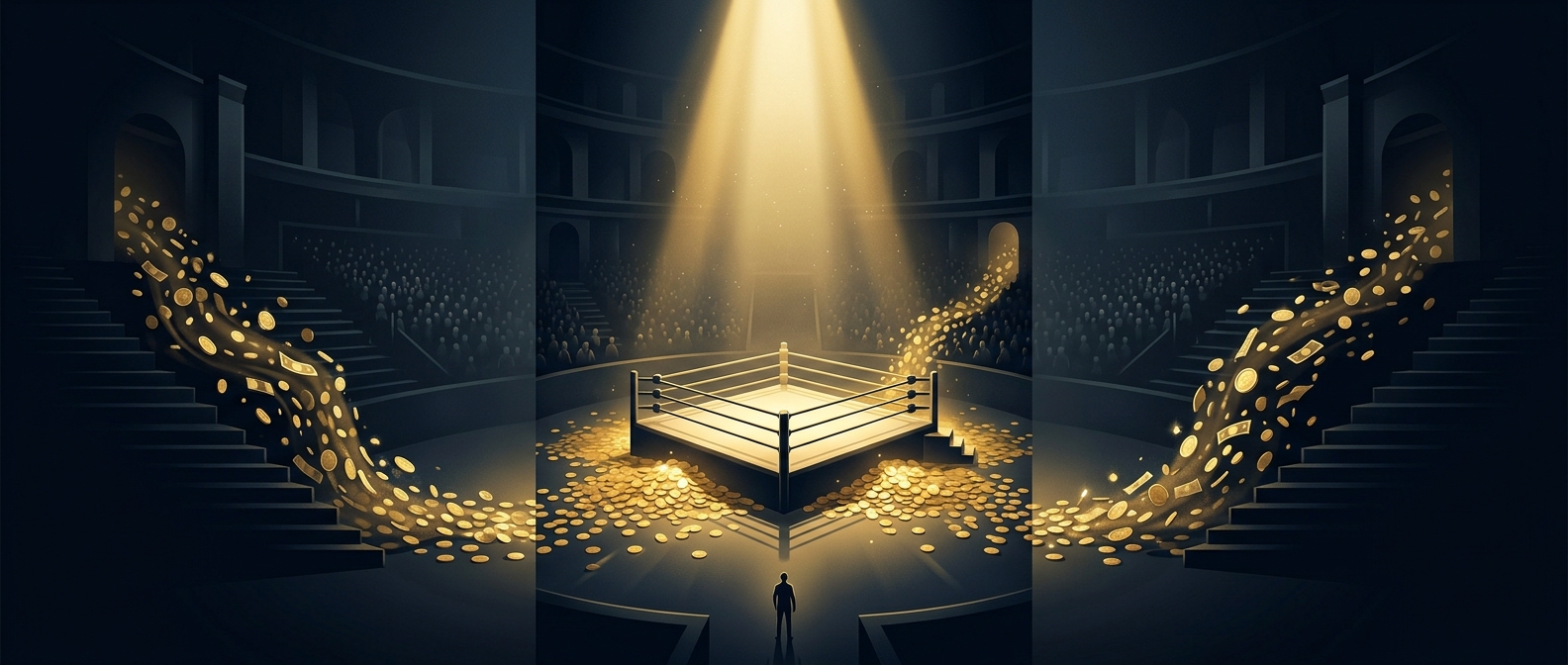 How scripted wrestling became a money machine
