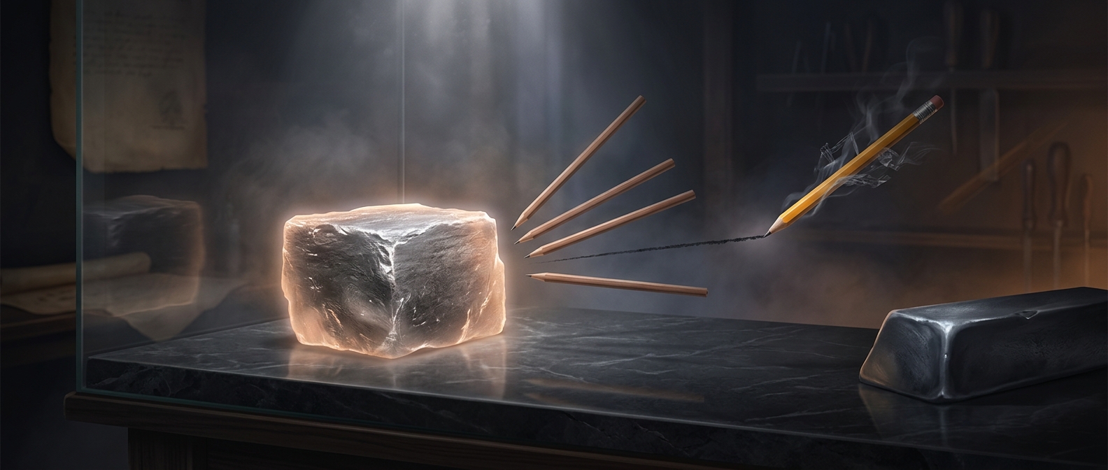 Pencils never actually contained a single drop of lead