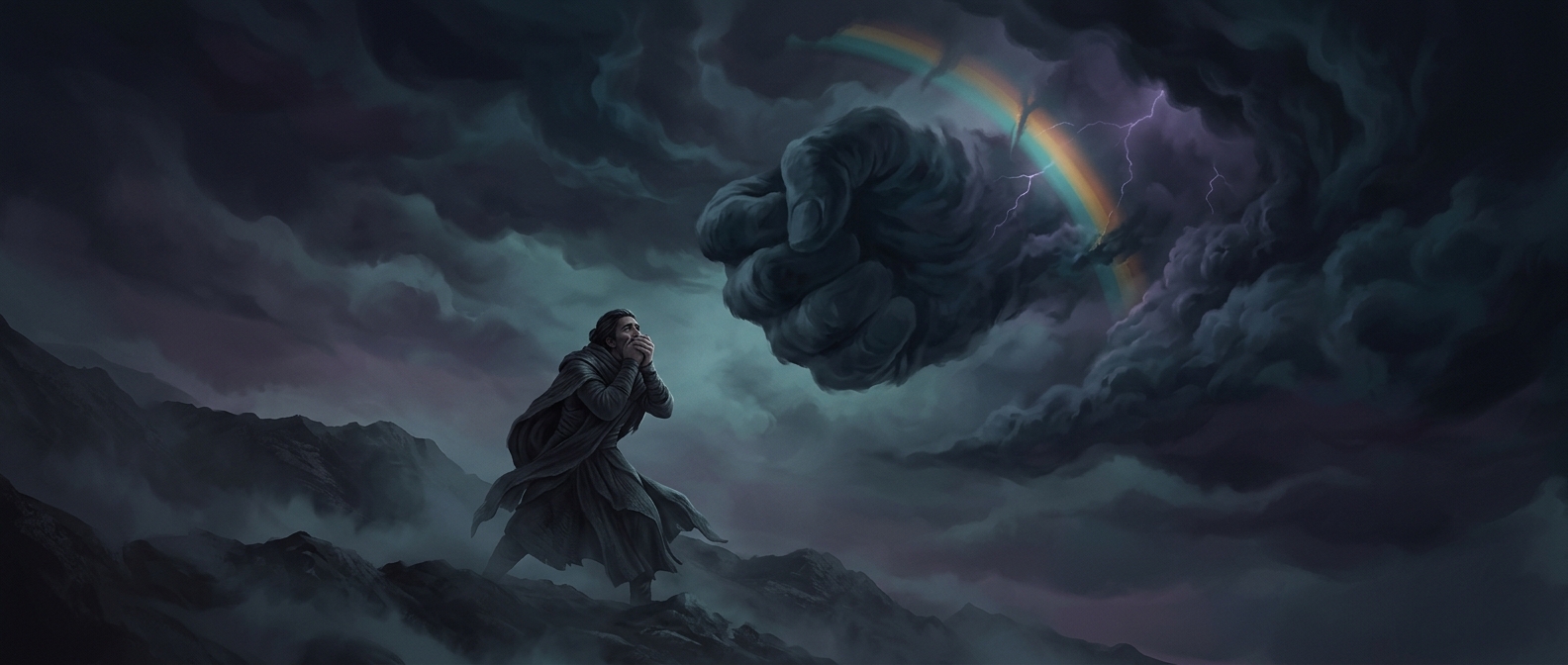 Acknowledging rainbows out loud angers skies