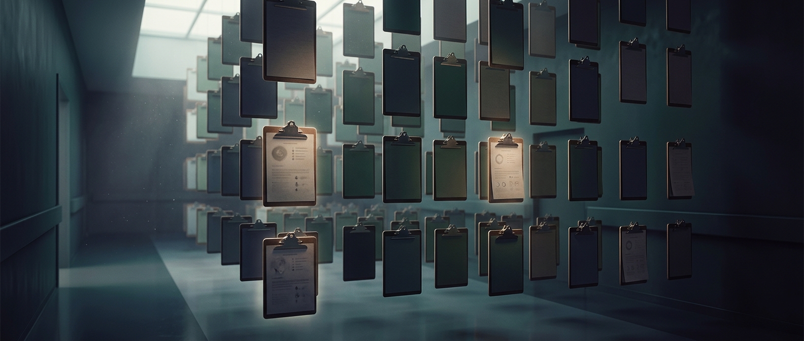 Medical chart clipboards were created to organize wards