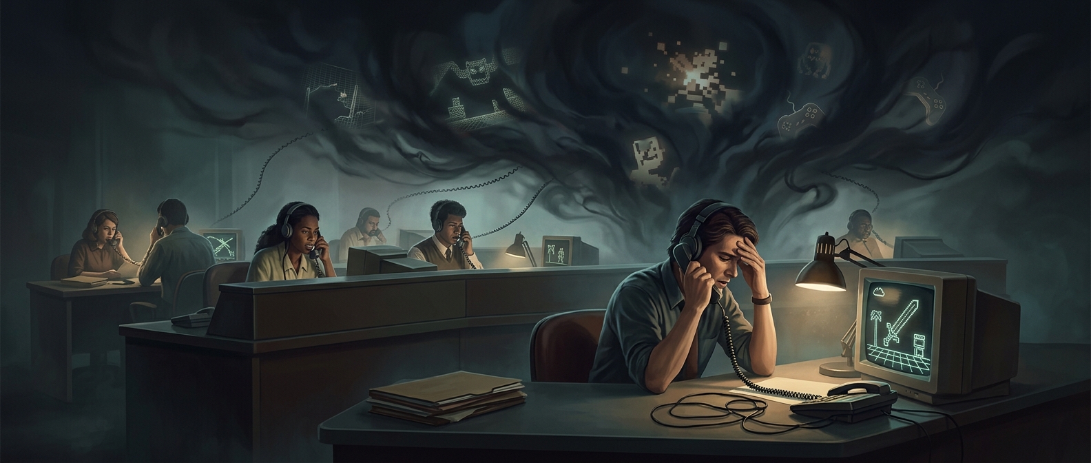 When game help lines fielded furious parents