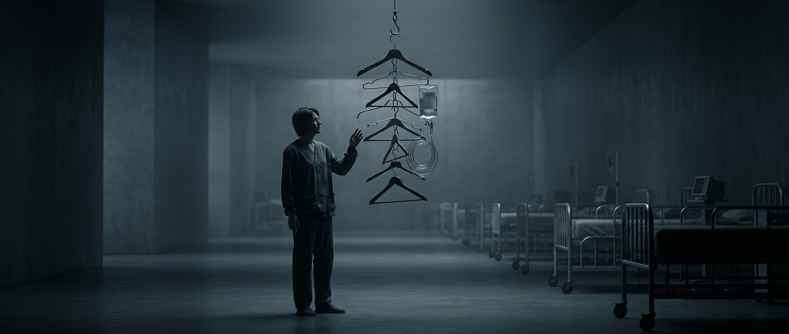 Before IV stands, doctors used coat hangers