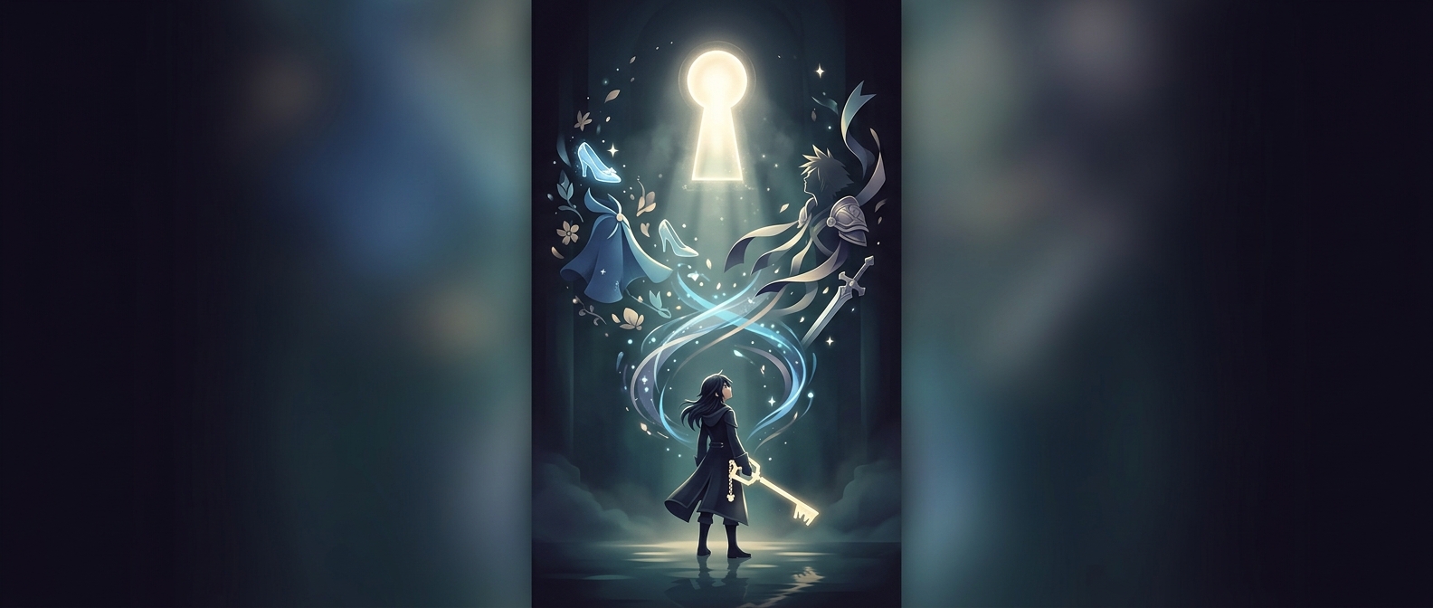 Kingdom Hearts смешивает Disney с аниме