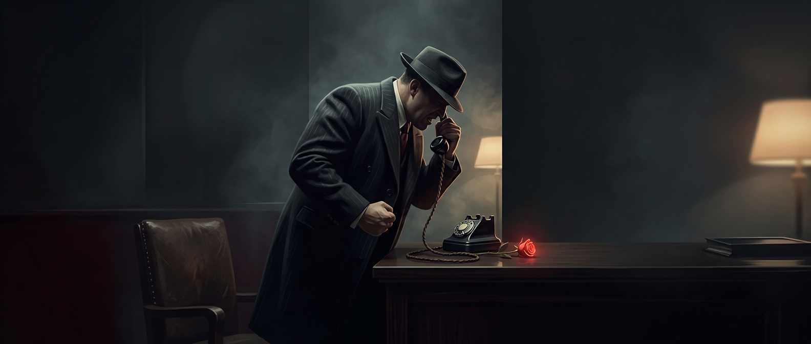 Gangsters play rotary-phone dating games