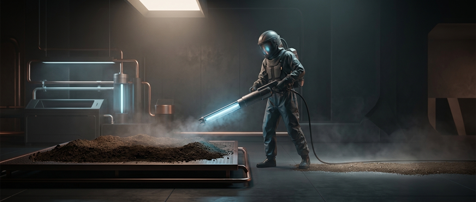 Movie dirt is sometimes cleaner than your kitchen floor