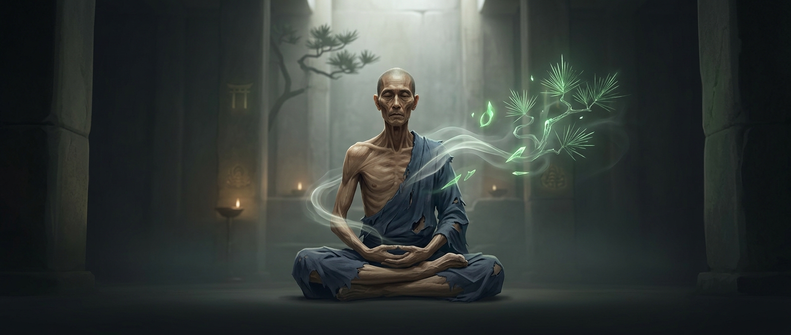Japanese mystical ascetics mummified themselves alive by eating a strict diet of poisonous pine needles