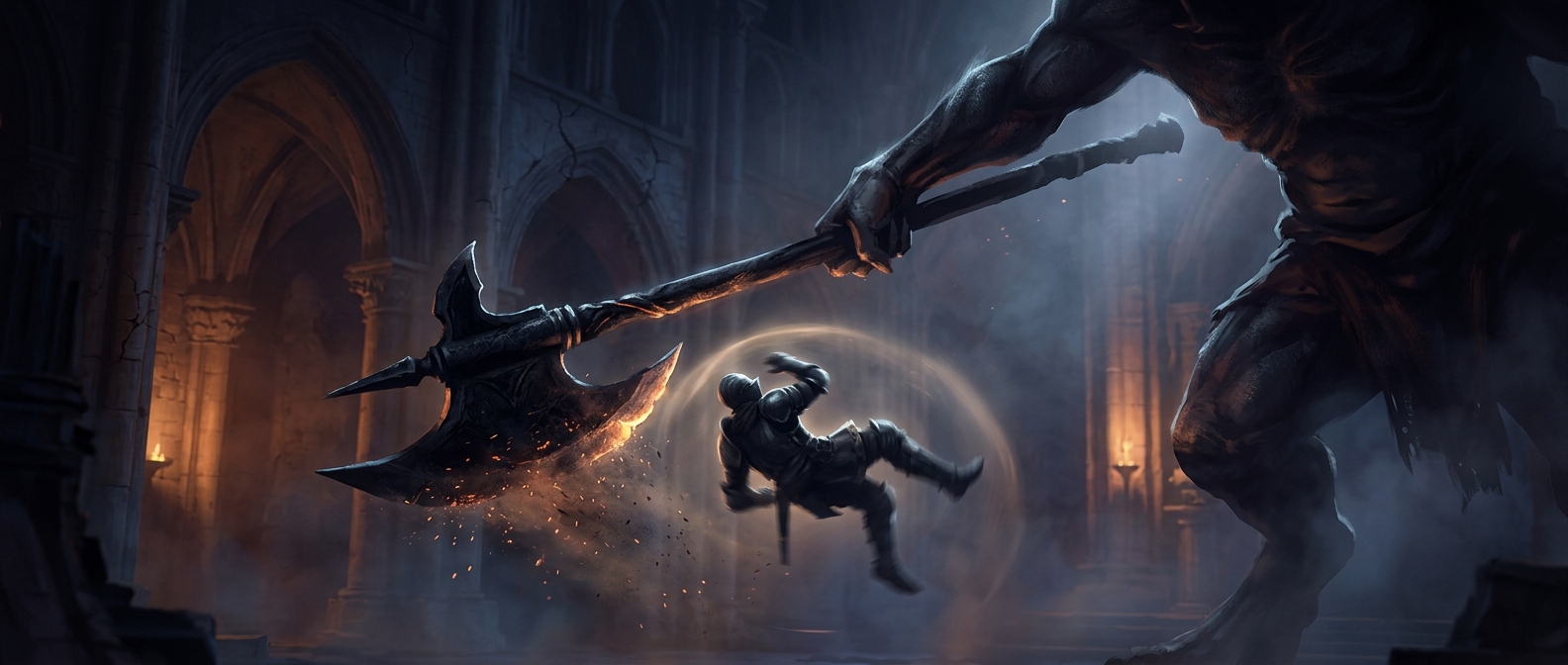 Dark Souls требует идеального тайминга для неуязвимых перекатов