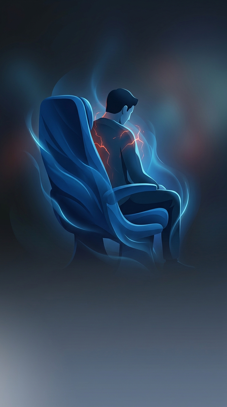 There is a deeply psychological reason commercial airplanes use blue fabric for passenger seats.
