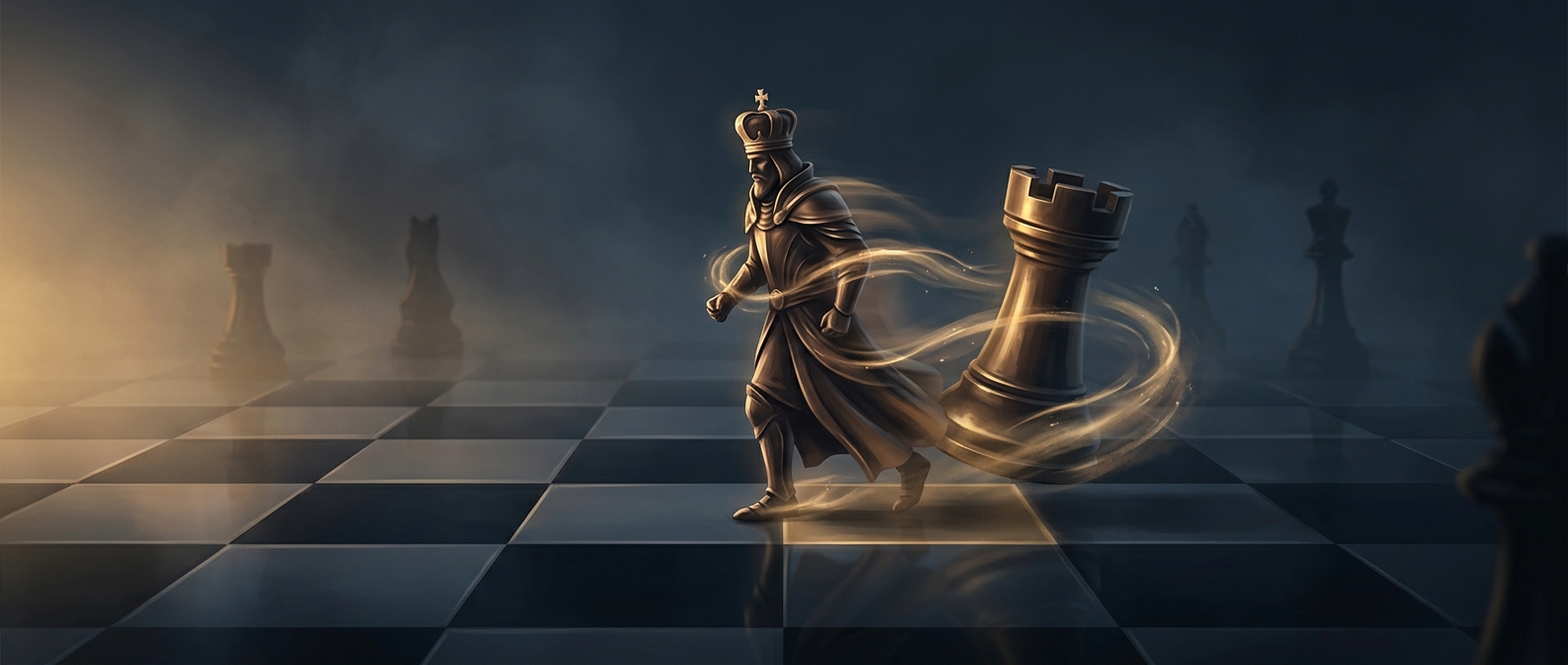 The chess move that moves two pieces
