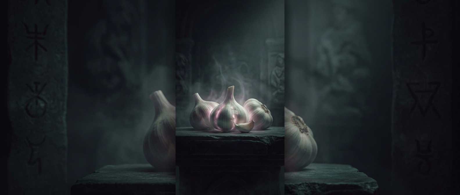 Garlic was worshipped to ward off ancient vampires