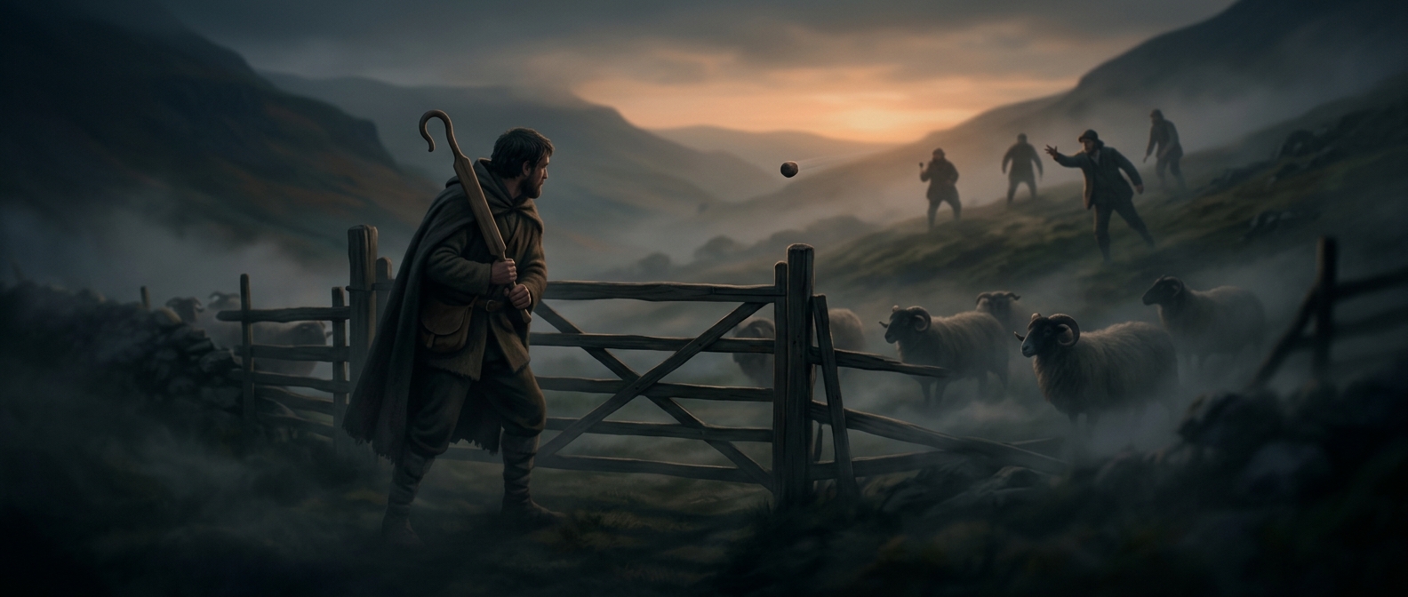 Cricket began with shepherds defending sheep pens