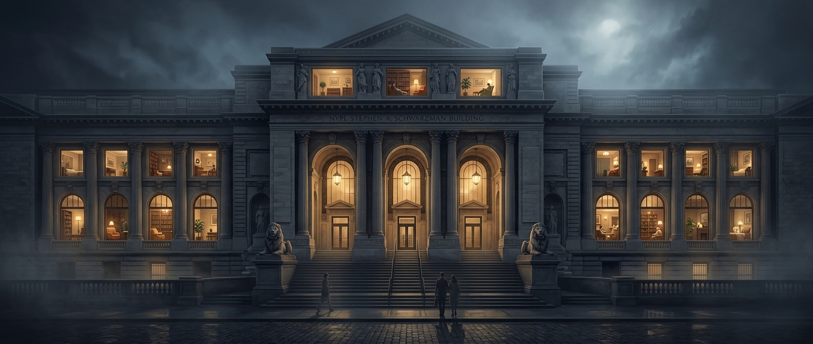 The New York Public Library had apartments for caretakers