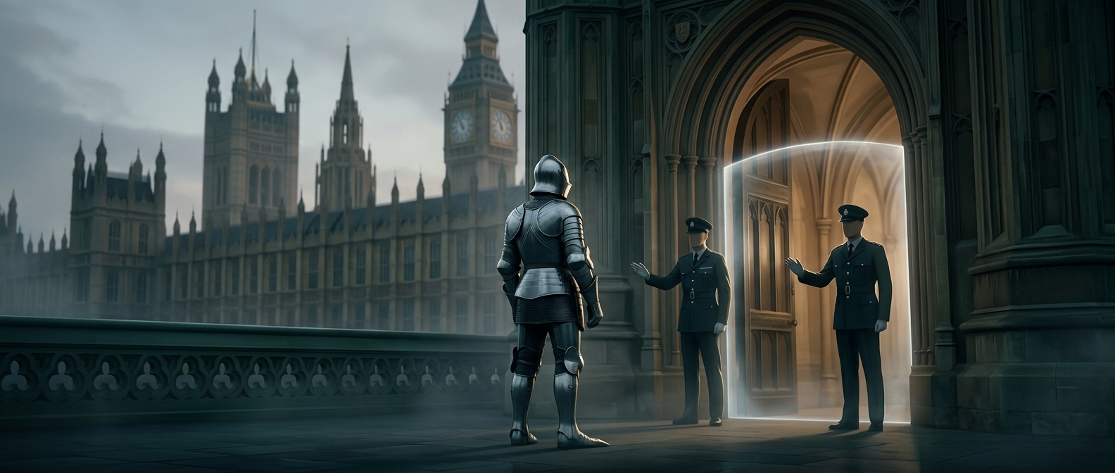 Why wearing armor in Parliament is still illegal