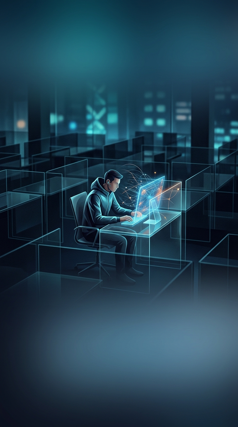 What highly counterintuitive effect did the modern shift to open-plan offices have on corporate communication?
