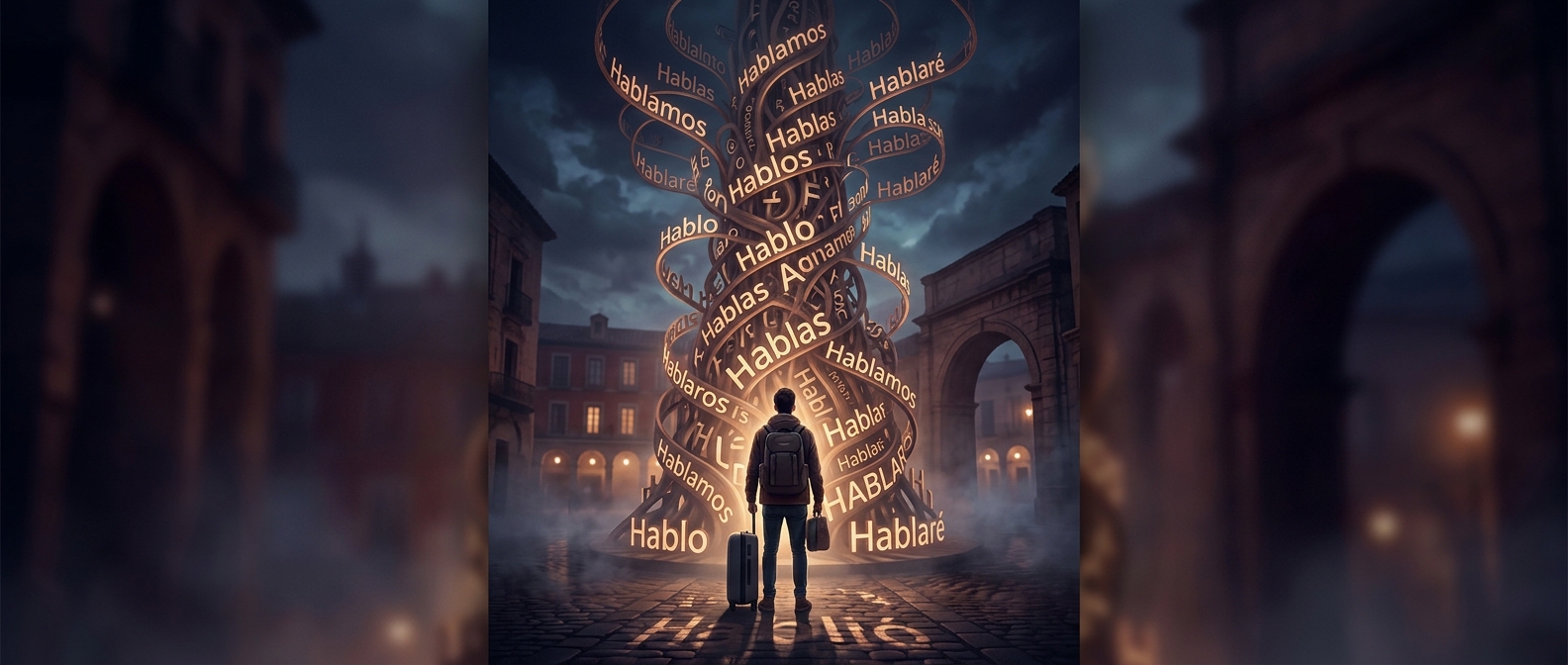 Spanish features complex verb conjugations for visitors