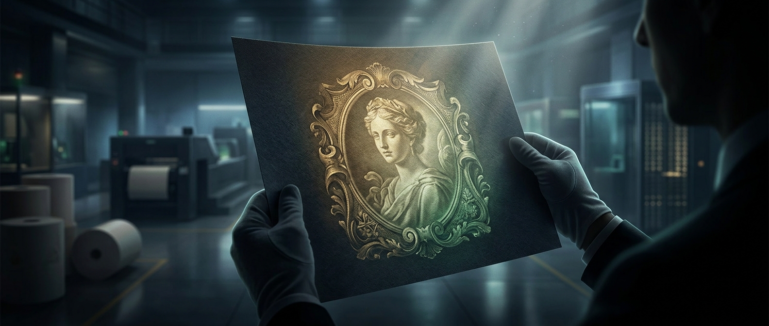 Watermarks rely on varying thicknesses in the paper currency