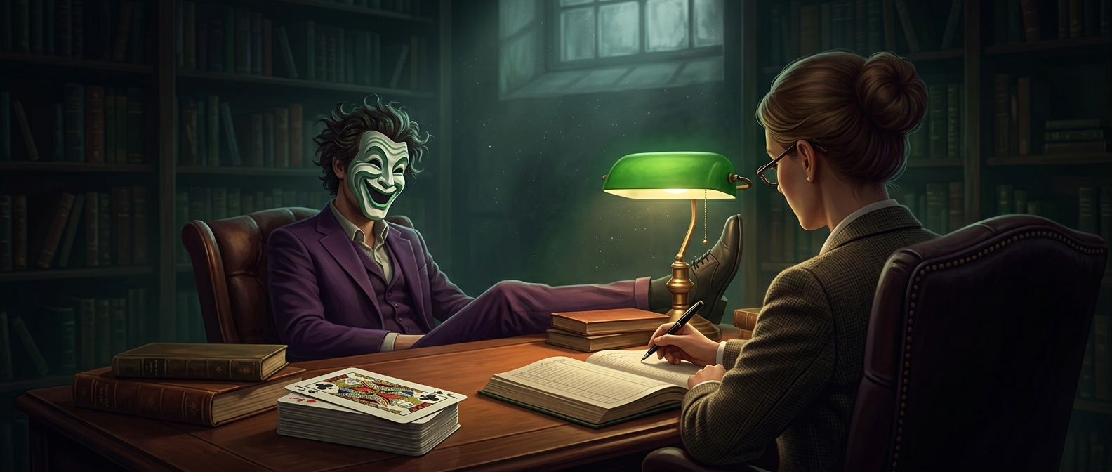 Joker casually dates his high school homeroom teacher