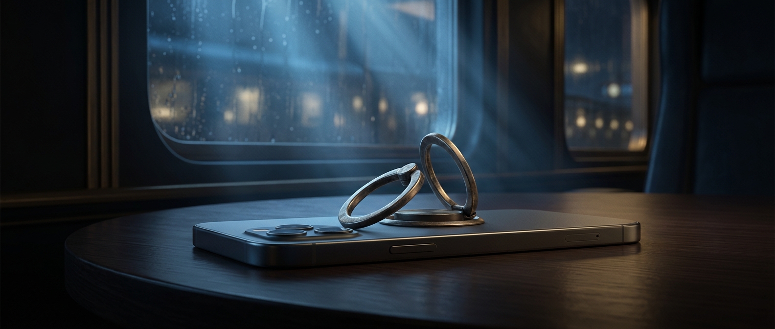 Phone ring stands become floppy useless loops
