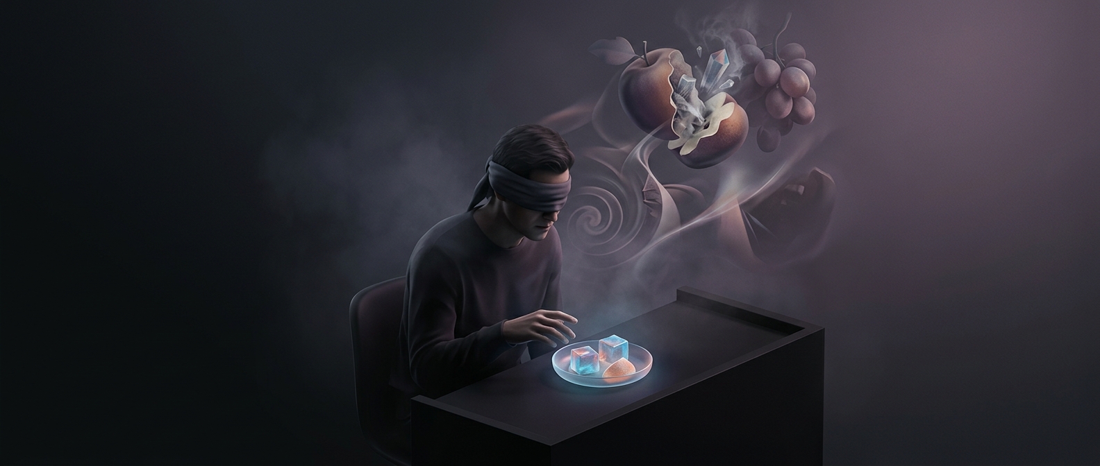 Blindfolded taste tests betray basic human senses