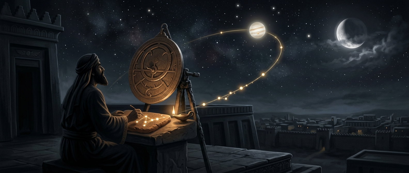 Babylonian observers charted Jupiter movements