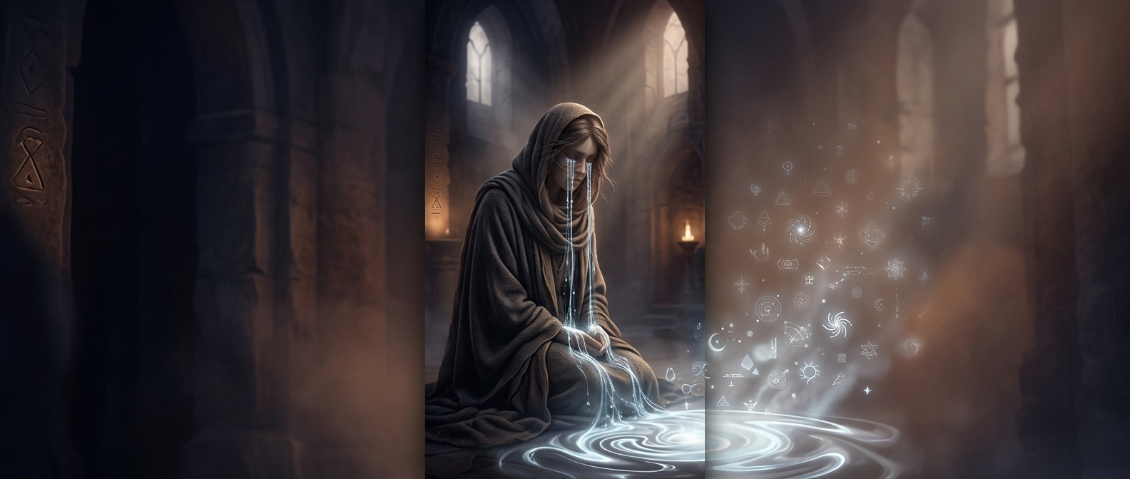 Weeping excessively caused mystics to go blind