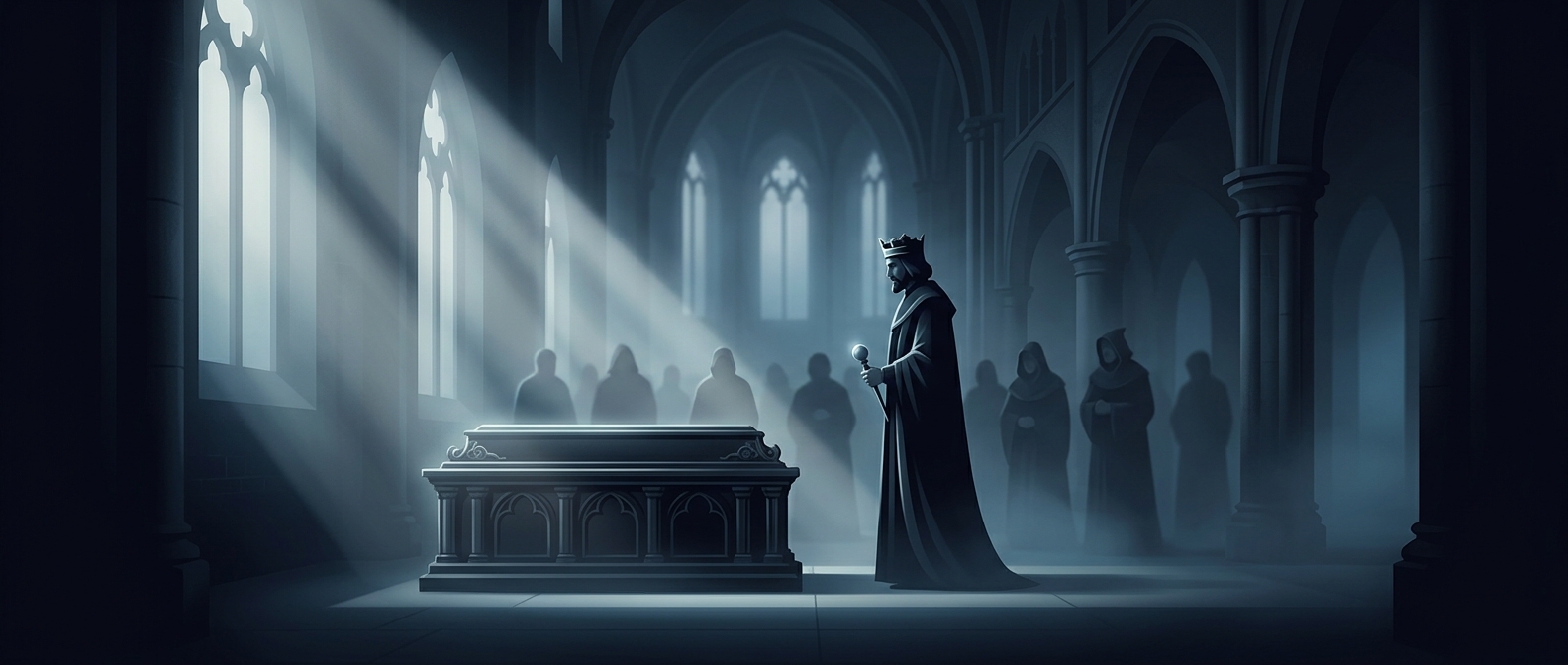 Charles V reportedly staged his own funeral