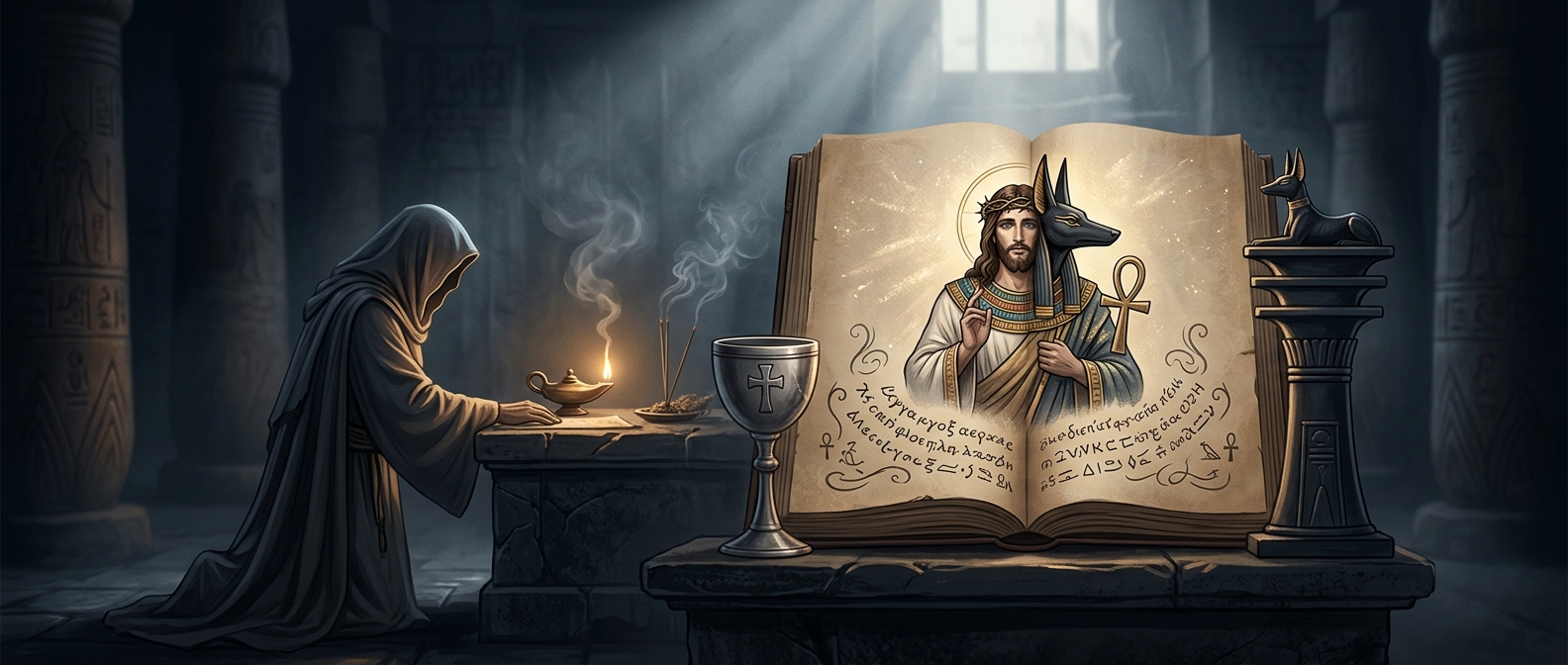 Ancient wizards mixed Jesus and Anubis in spells