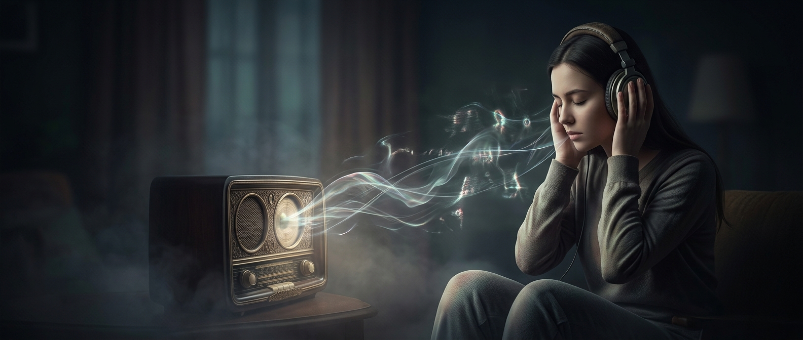 Psychic hearing tunes into a creepy supernatural radio