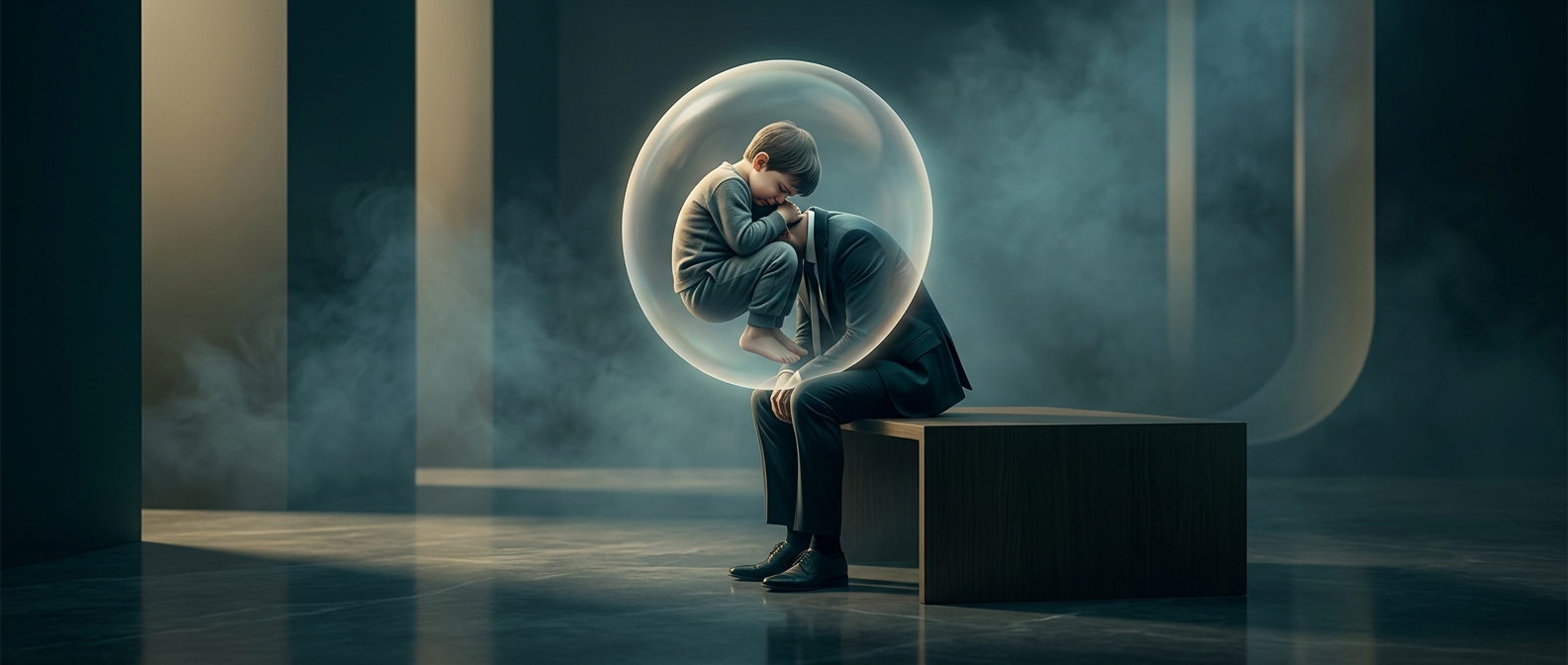 Reverting to childish tantrums when things get difficult
