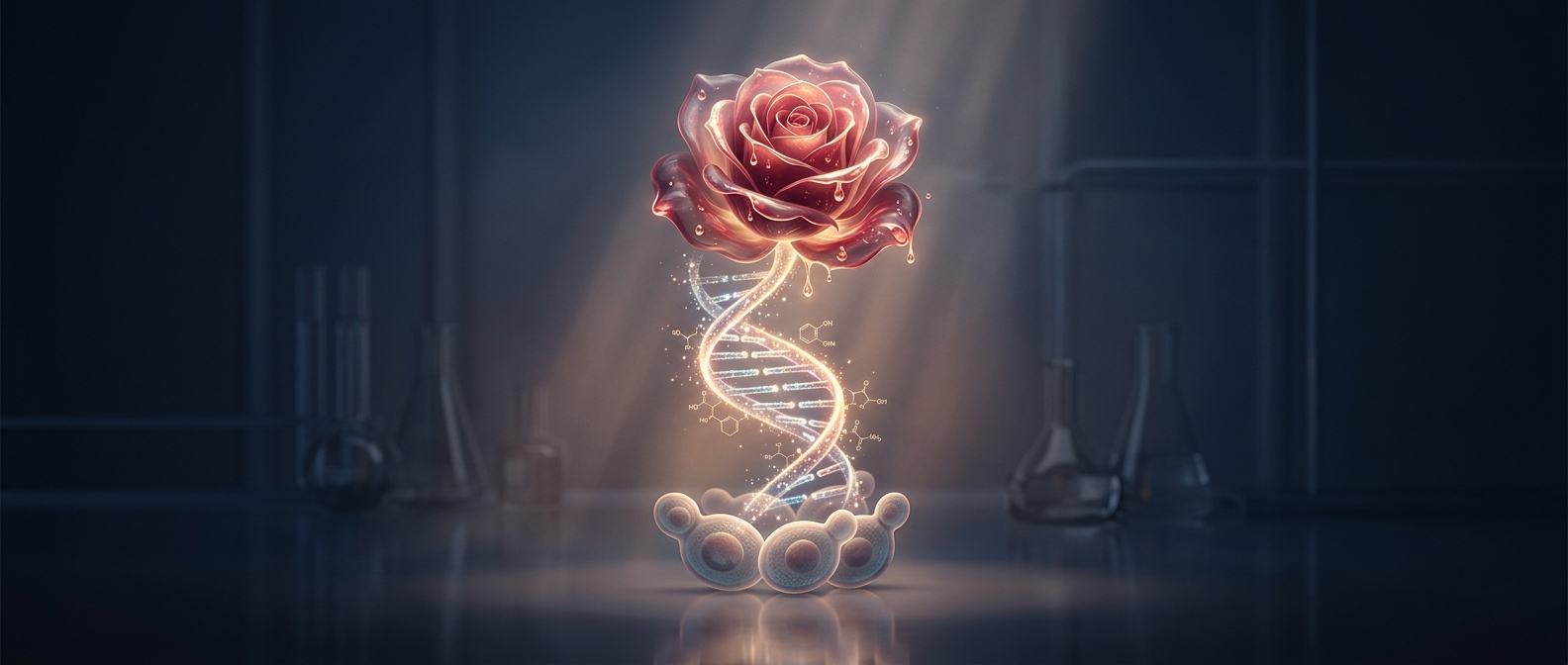 Your rose-scented perfume may come from yeast