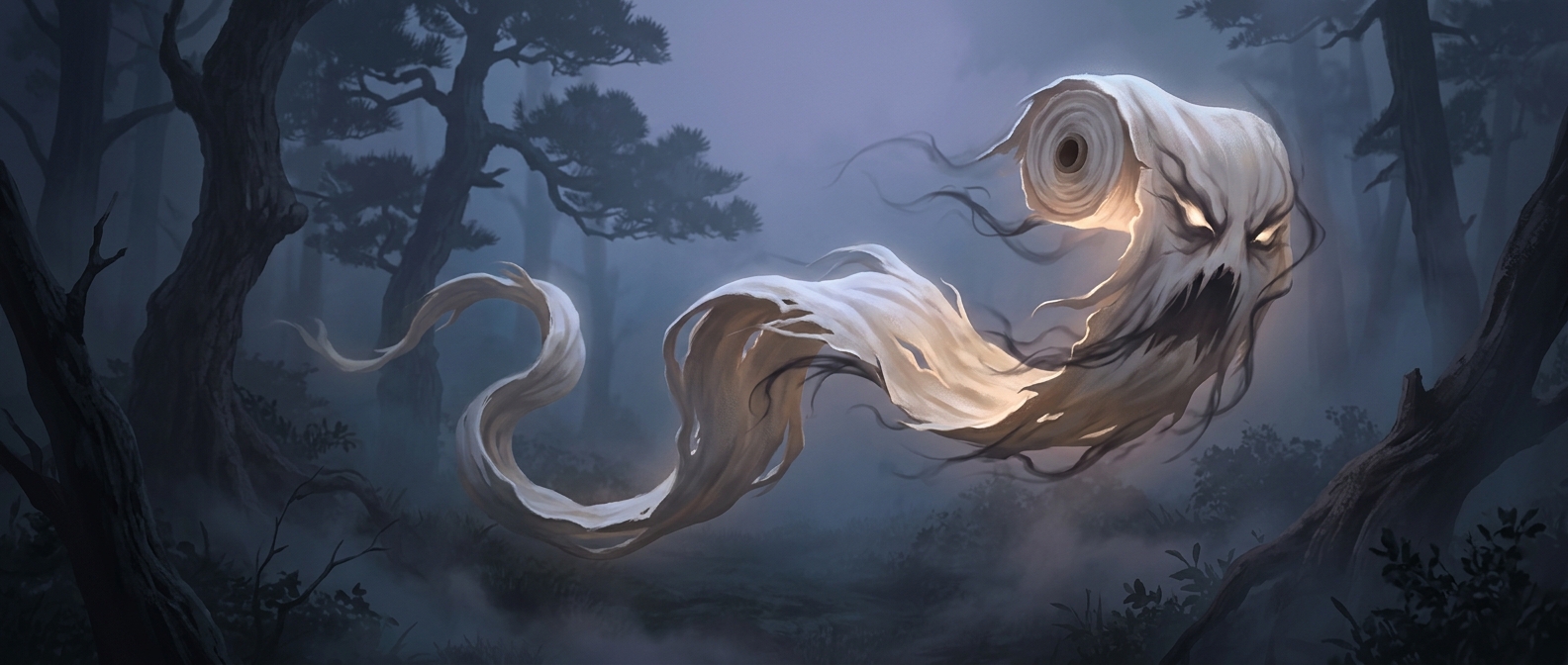 Ittan-momen is an angry flying roll of cotton