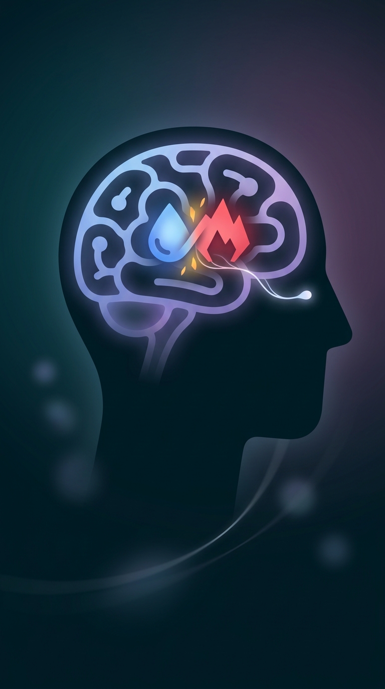 What happens to your brain when you confuse the physical sensation of thirst for being hungry?