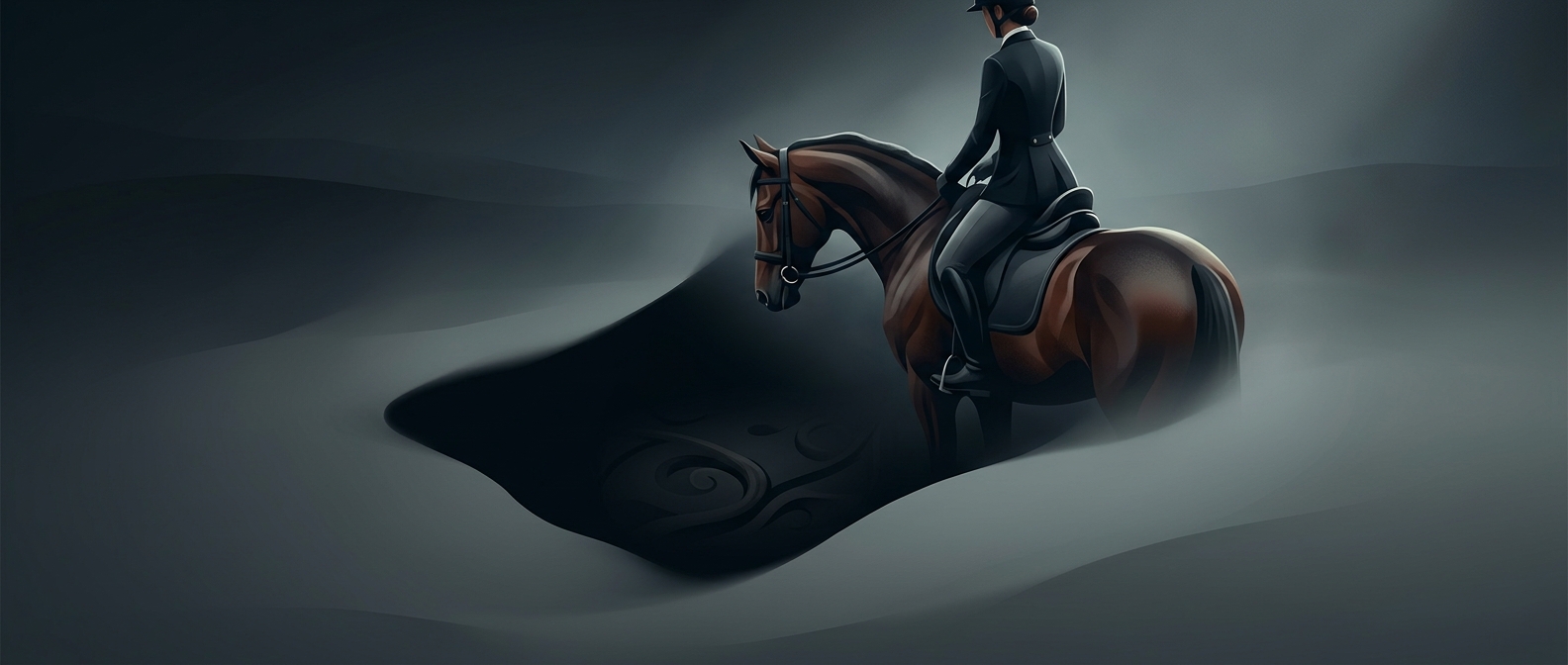 Why horses have a blind spot ahead