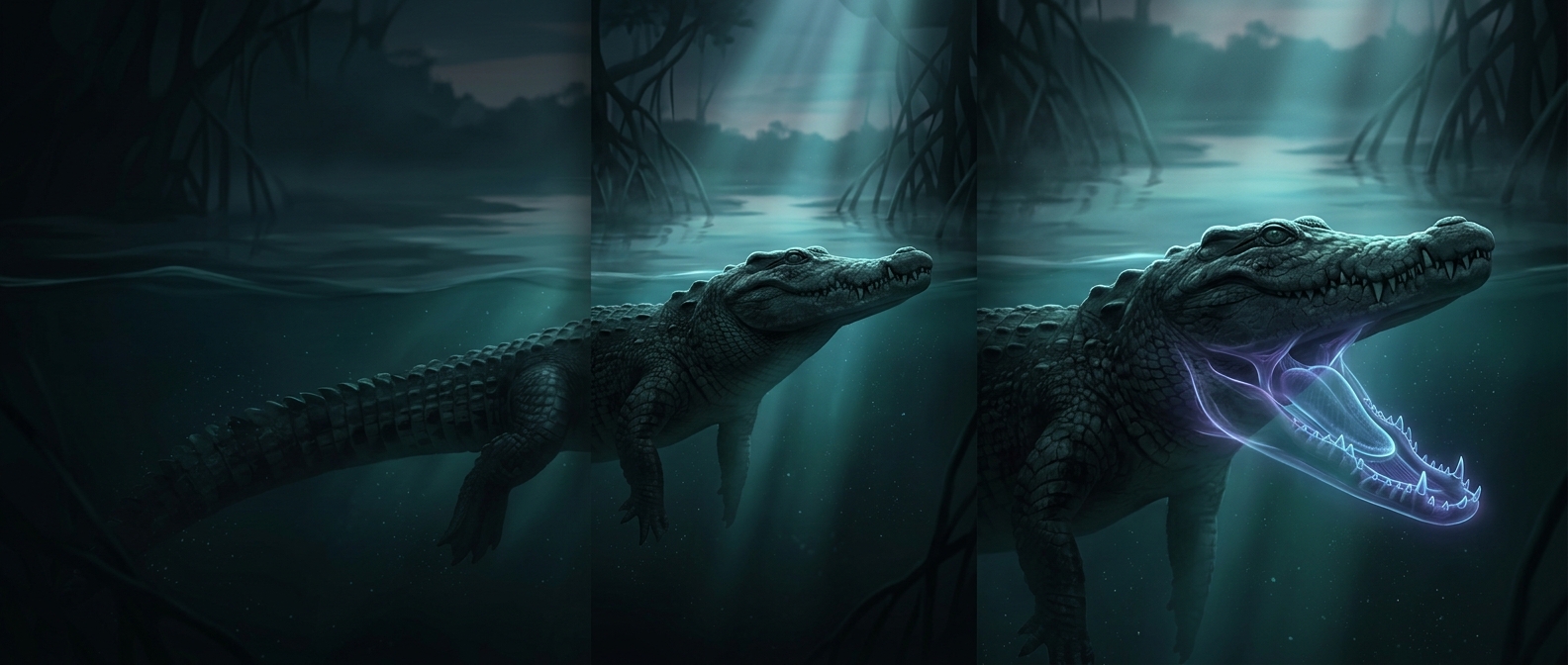 Why crocodiles can’t stick out their tongues