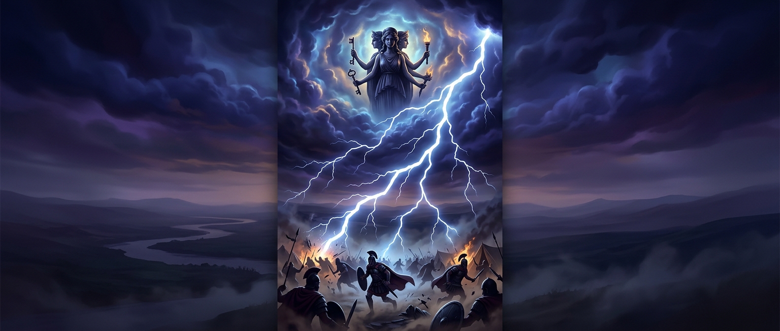 Julian the Theurgist allegedly summoned Hekate to shoot literal lightning bolts at the invading Marcomanni army