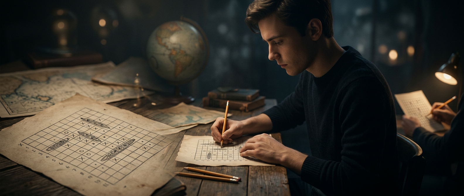 Battleship began with pencils and scrap paper