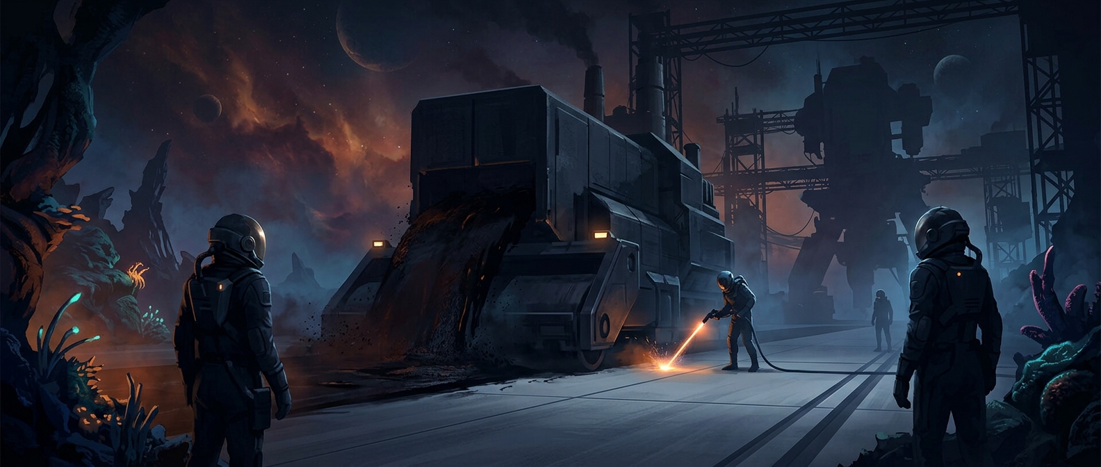 The game where you pave an alien world
