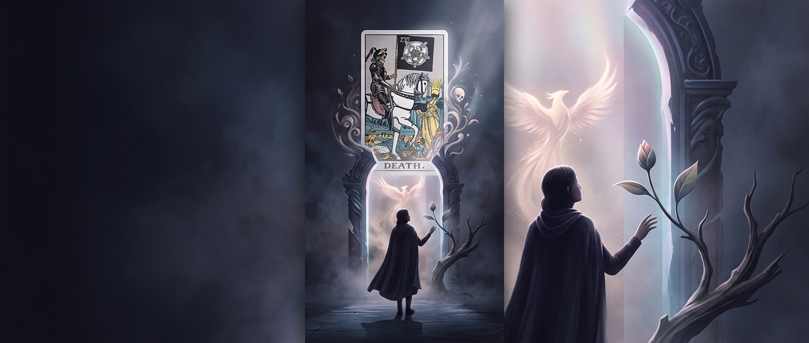 The Tarot Death card usually symbolizes change, not literal death