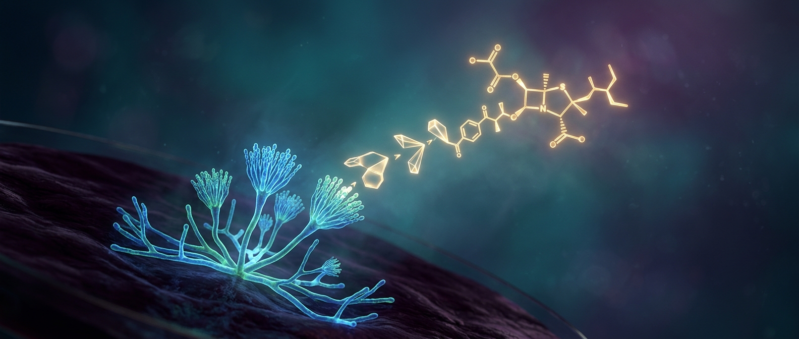 Как Penicillium собирает антибиотики без рибосом