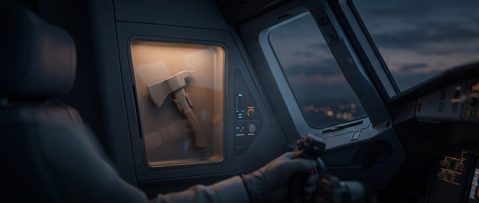 Why airplanes carry an axe in the cockpit