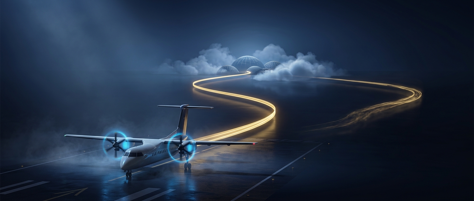 Turboprop planes burn less fuel over short distances