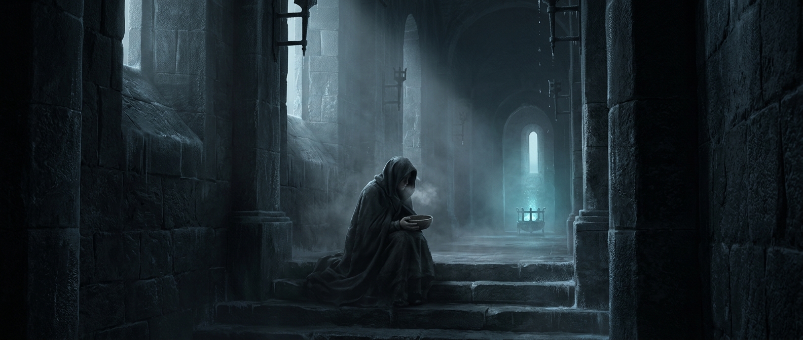 Castle life meant cold, damp rooms